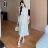 2026 Summer Korean Style Loose Fit Sleeveless Maternity Dress