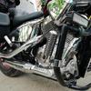 1 Pair Foot Pegs Motorcycle Aluminum Foot Pegs U Clamp Foldable Footpegs