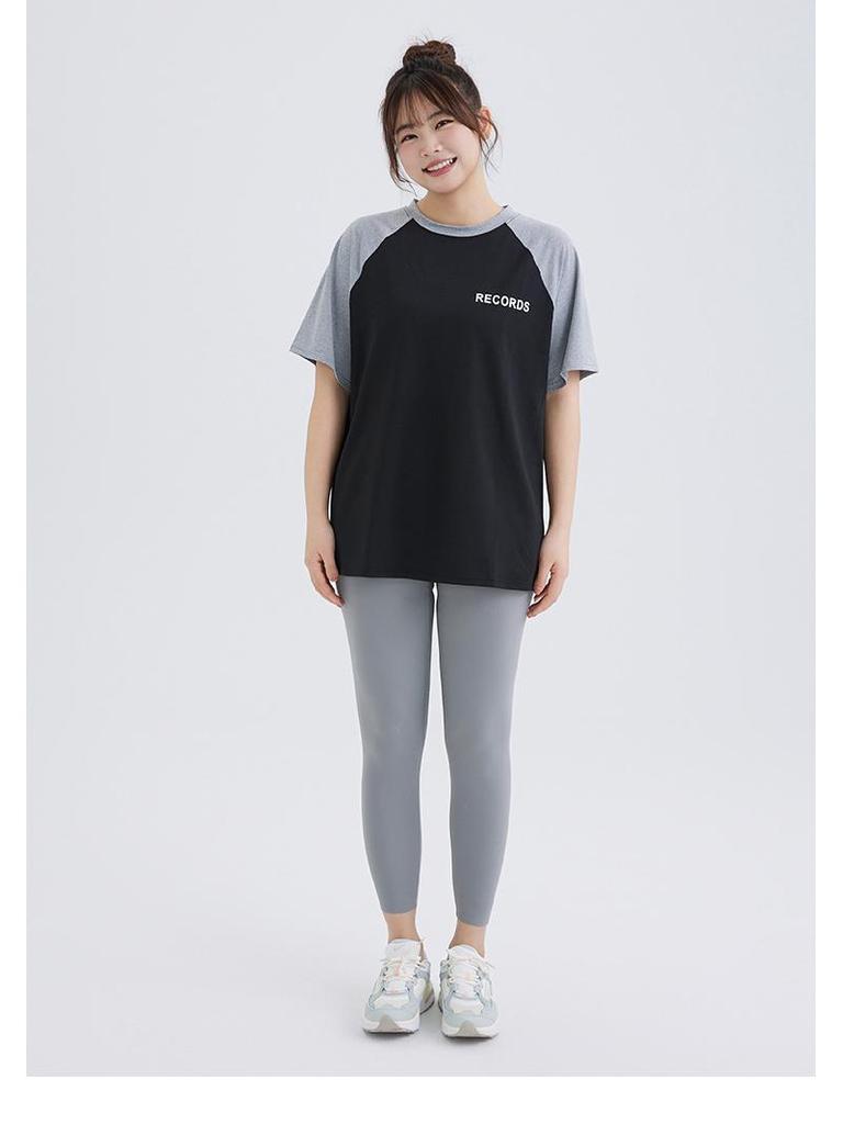 Women's Plus Size Quick-Dry Short Sleeve Yoga and Running Top