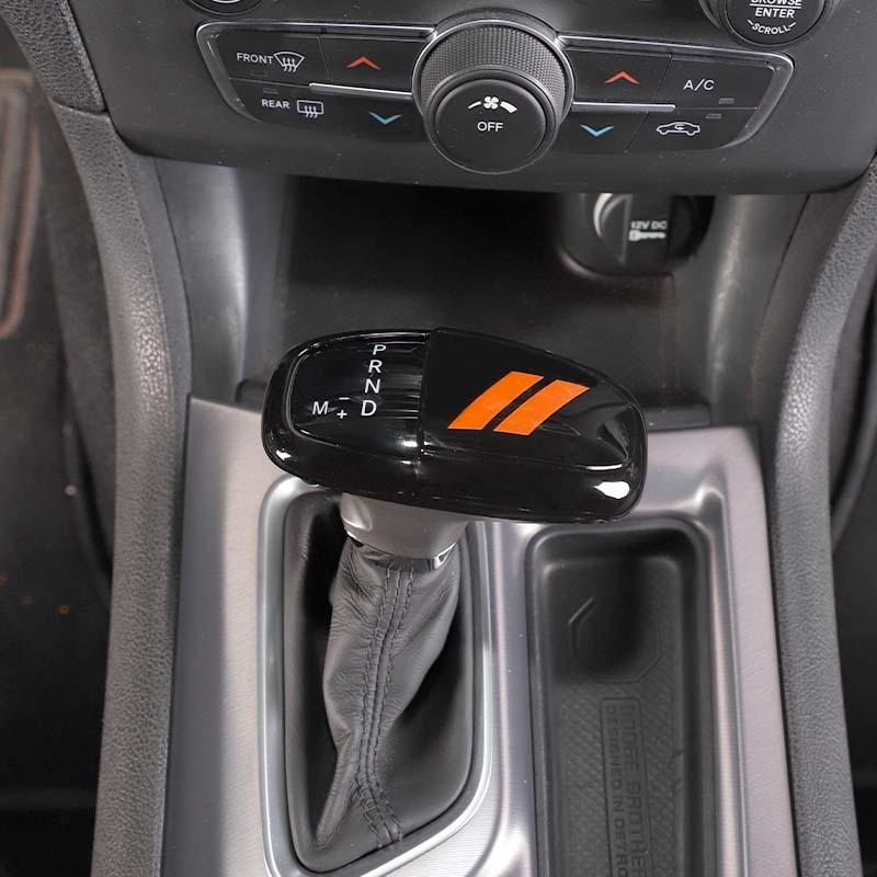 Car Gear Shift Panel Cover Gear Lever Protective Sticker For Dodge Charger For Dodge Challenger 2015 Up for Durango 2018 Up ABS Accessories