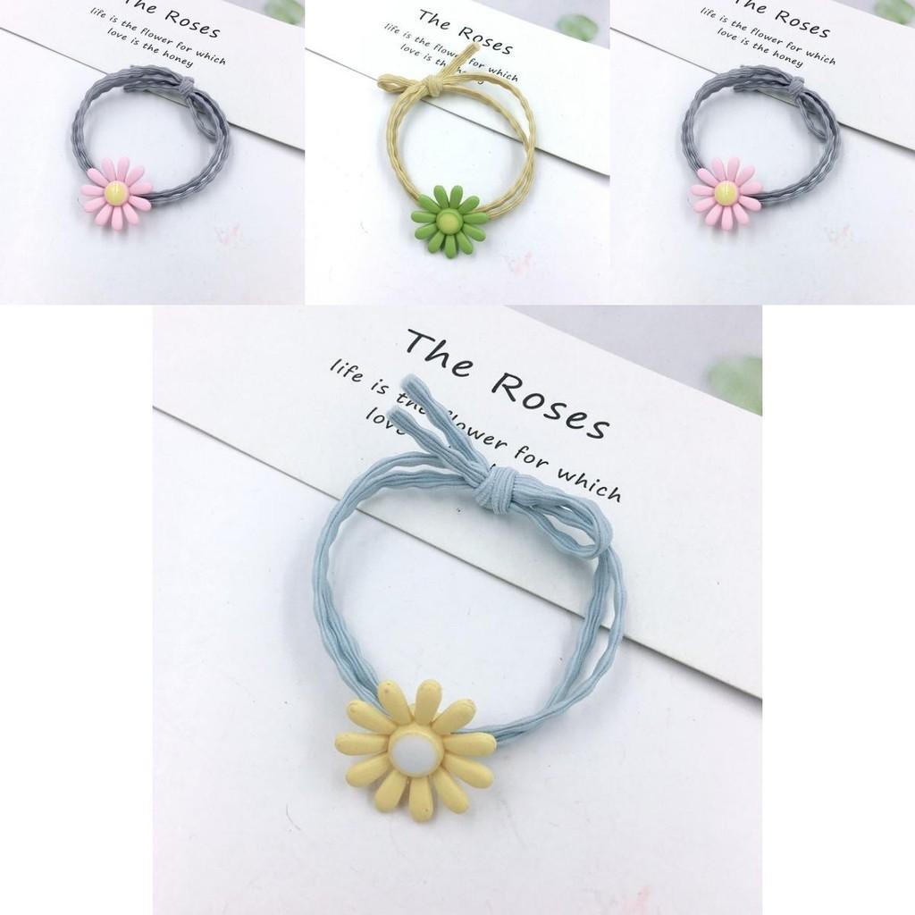 Beautiful Ins Women Daisy Hair Rope Headband With High-elastic Korean Rubber Band