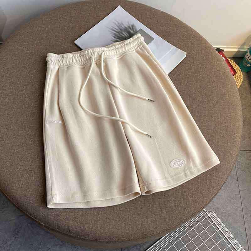 2025 Lato Damskie Szorty Casual o Średniej Długości z Wysokim Stanem i Szerokimi Nogawkami