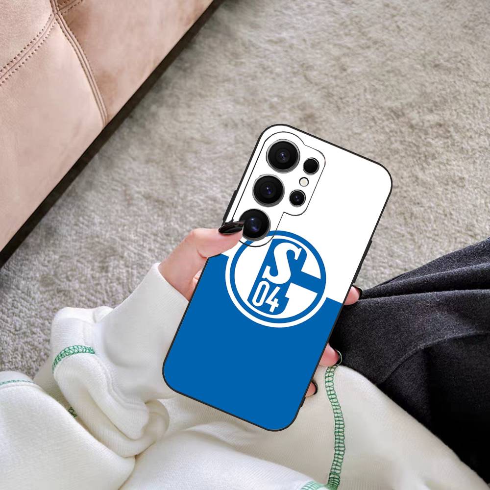 S-Schalke 04 Phone Case For Samsung S 24 Fe 25 Ultra Plus 20 Lite 21 30 22 23 24 22 Ultra 5G Fundas
