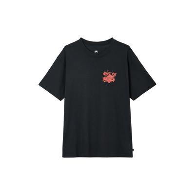 T-shirt de Skateboard Coupe Ample Logo SB Homme Hauts Noir HJ0821-010