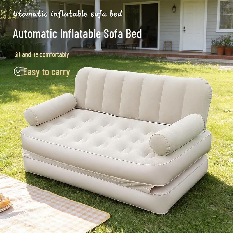 Outdoor Inflatable Sofa Recliner - Portable Air Mattress & Patio Furniture