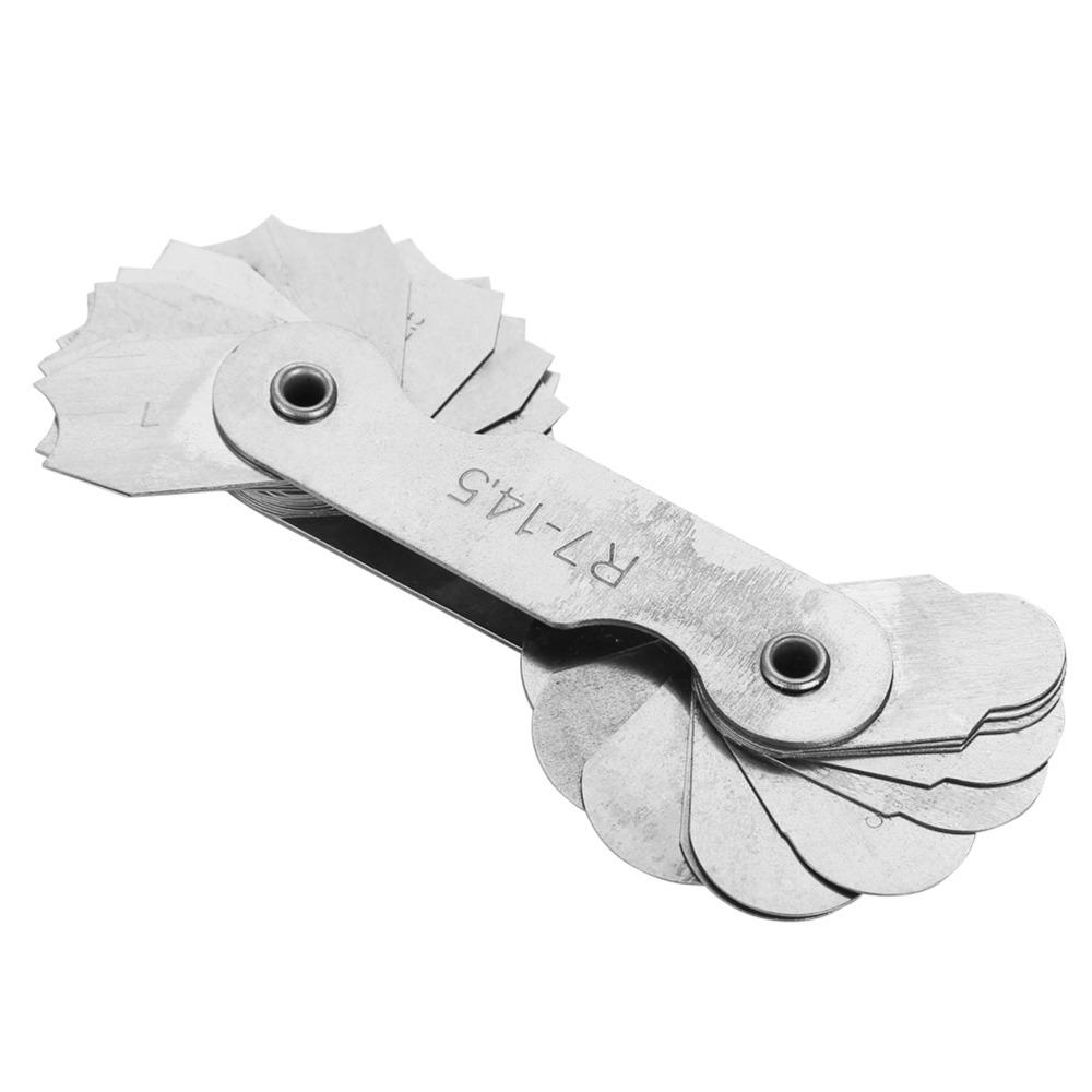 R7-14.5MM Radius Fillet Gauge Stainless Steel External Internal Gauge  For Measuring