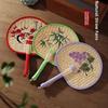 Retro Cattail Fan Portable Decorative Handheld Fans Gift Summer Cooling Fan Wedding