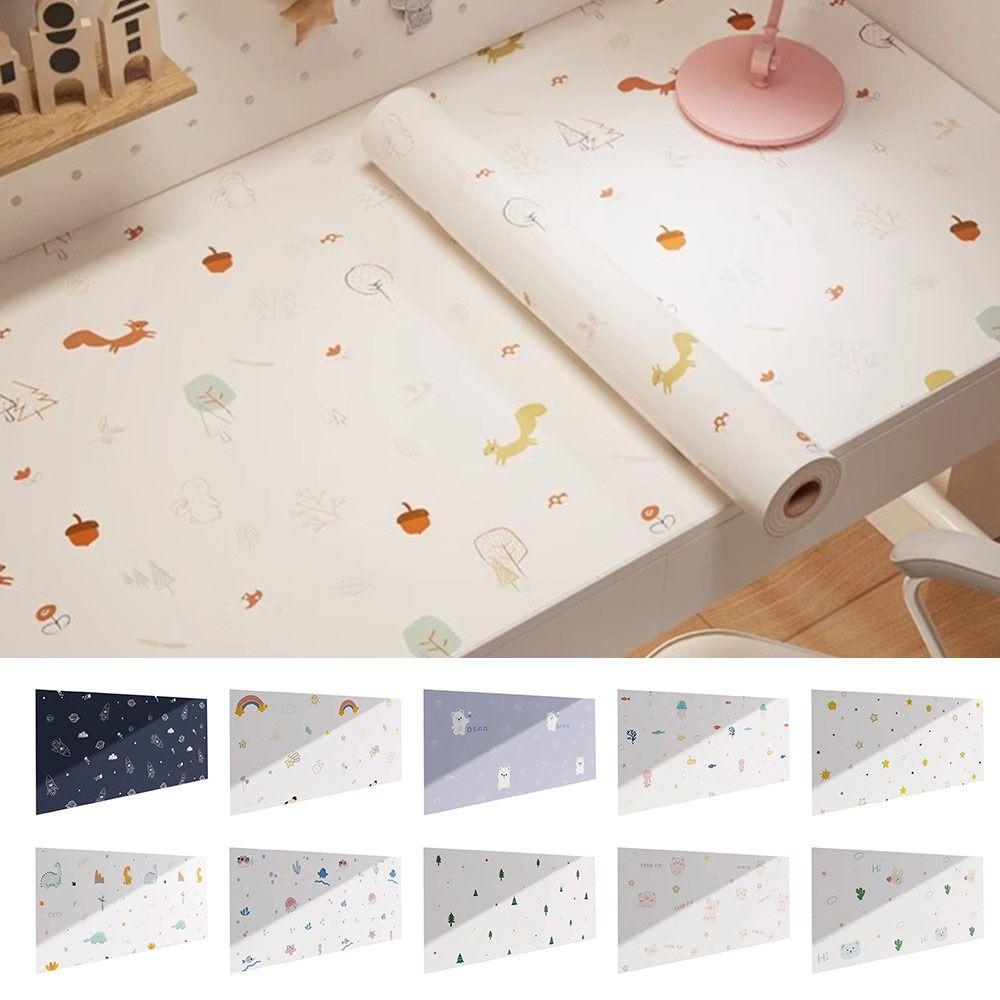 Waterproof Self Adhesive Tiles Wall Stickers Oil-proof Anti Fouling Wallpaper Cartoon Moisture-proof Wall Enclosure