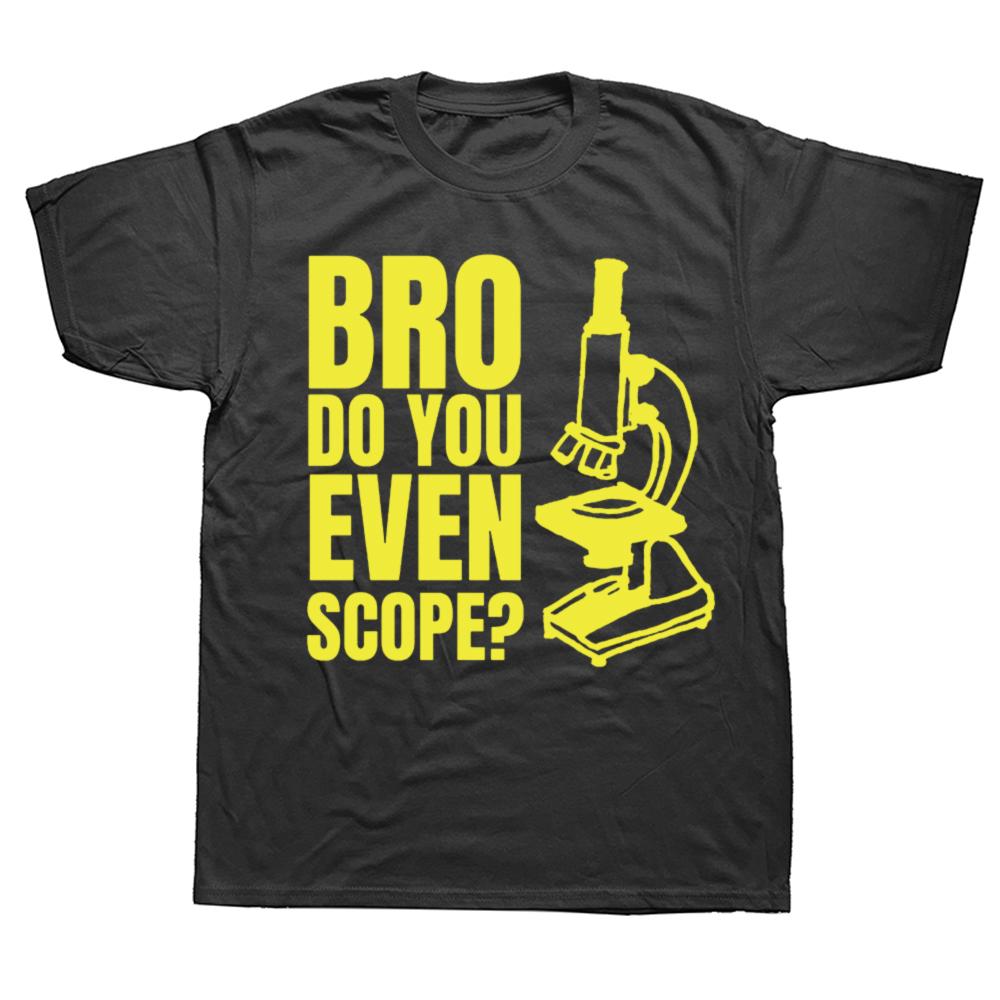 

Funny Bro Do You Even Scope Graphic T-shirts Men Casual Tshirt 100% Cotton Medical Science Biology Oversized T Shirt Summer -... S разноцветный