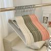 High-Grade Flocked Clothes Hanger: Traceless, Non-Deforming, 26 Styles, Perfect for Dormitory Storage and Drying.