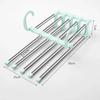 5 In 1 Multilayer Trouser Rack Retractable Stainless Steel Folding Pant Rack Baby Hanging Towel Drying Racks Closet Organizer
