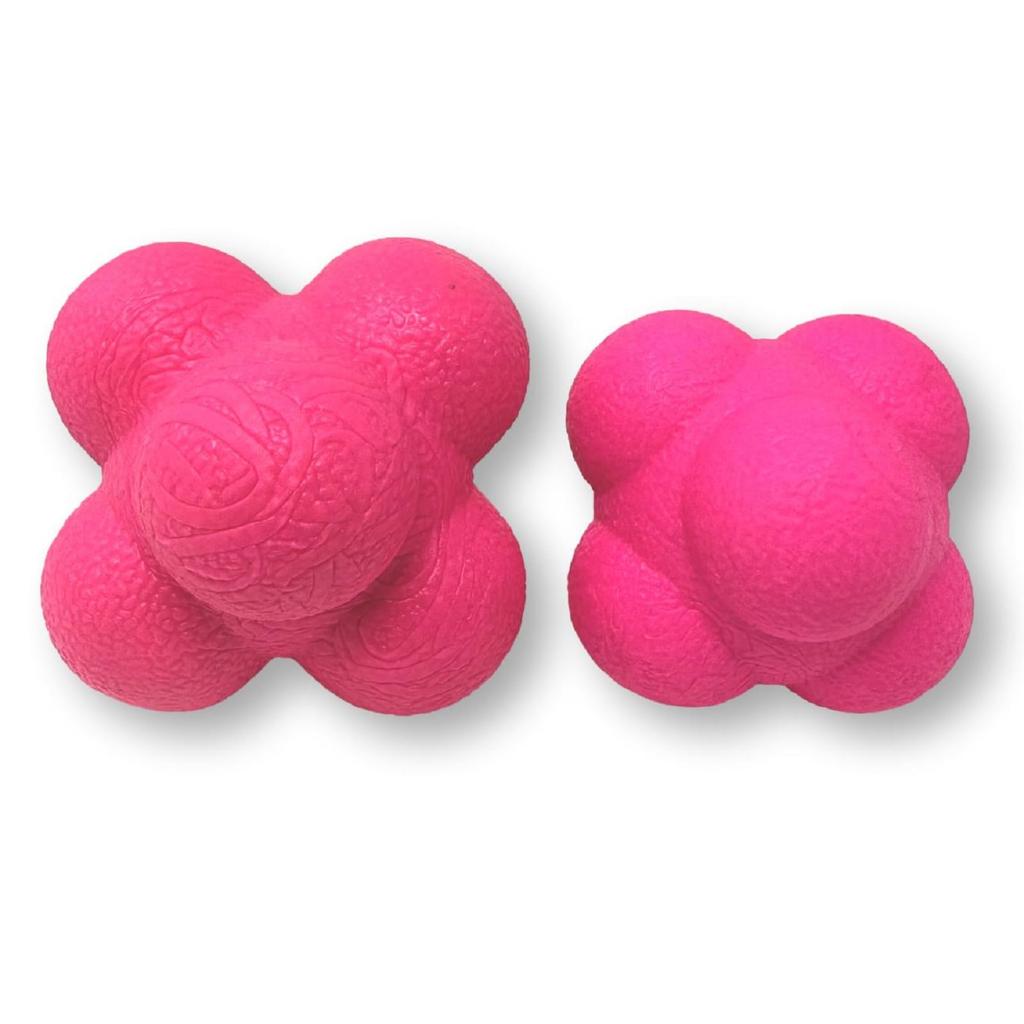 Reaction Ball Set of 2 Irregular Dynamic Table Instruction Manual Large and Small Balls [REONAS] Sizes, Balls, Reflexes, Vision, Agility, Baseball,