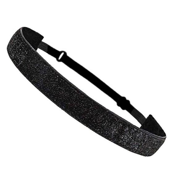 Fashion Kids Glitter Non Slip Stretch Hairband Sports Headband Hair Accessory