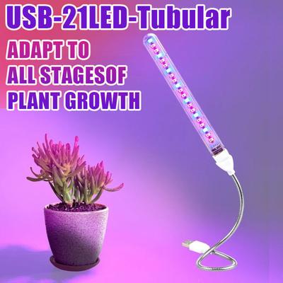 5V LED Pflanzenlampe Vollspektrum Rot & Blau Phyto Wachstumslampe Indoor USB Phytolampe für Pflanzen Blumen Sämlinge Gewächshaus