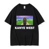 Lustiges Kanye West Meme T-Shirt Unisex Vintage Hip Hop Rap Stil T-Shirt Unisex Unisex Kurzarm T-Shirt Streetwear