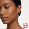 925 Sterling Silver Evil Eye Huggie Hoop Earrings Snake Coiled Gothic Hoop Earrings Protection Amulet Jewelry Gift for Women