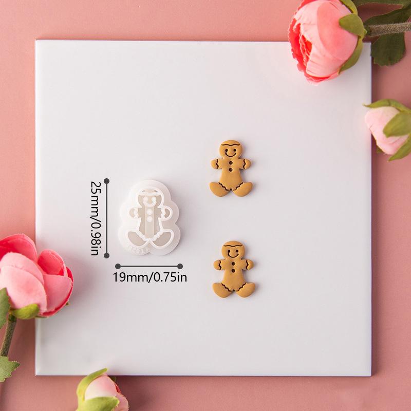 Embossing Tools Soft Pottery Earrings Clay Mold Bells Socks Crystal Ball  Cutting Mold