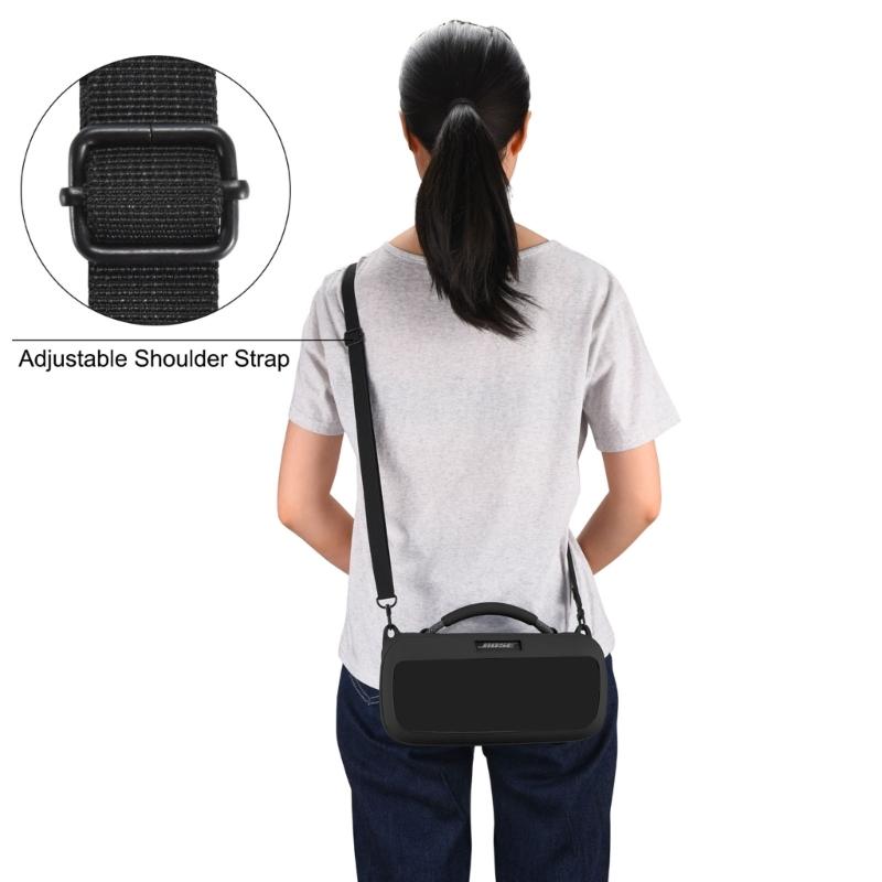 Portable Silicone Cover With Carrying Straps Protective Skin for Speakers, Water Resistant