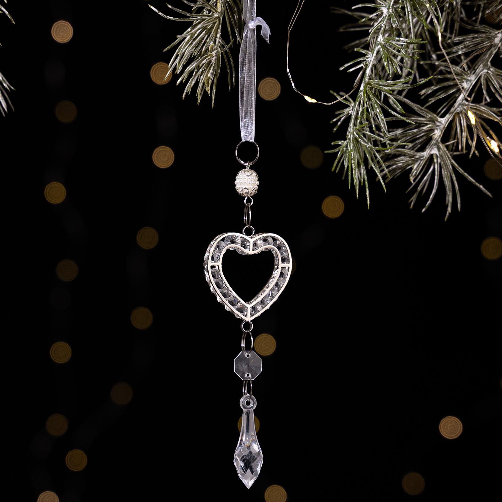 

Haobei Clear Acrylic Snowflake Icicle Ornament Set