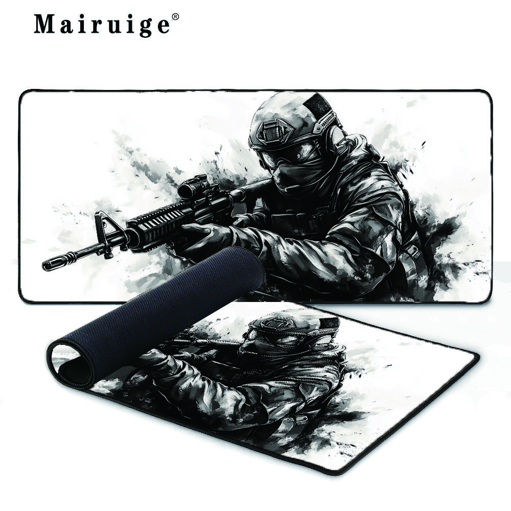 Waterproof Pad 900x400 Soldiers' Assault Gamer Stuff Office Desk Accessories Mousepad 900x400x3mm Xxl Desk Pad Mouse Carpet