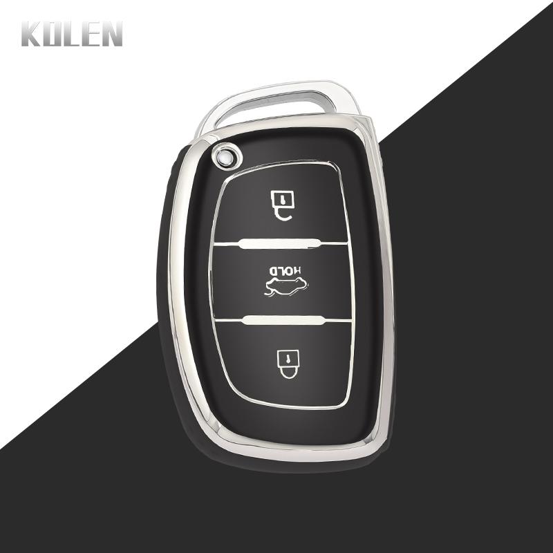 Tpu Car Key Case Cover Fob For Hyundai Tucson Sonata Fe Creta Ix25 Ix35 Ix45 I10 I20 I30 I40 Verna Solaris Mistra Elantra Accent
