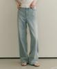 OSTKAKA Essential Wide Denim Pants Light Blue
