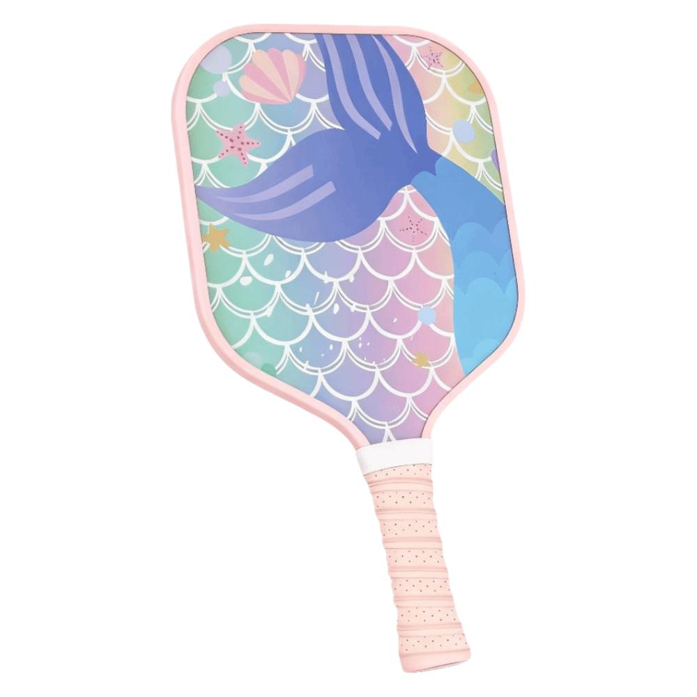 Mermaid Cat Pickleball Paddle Toys with 2 Pickleballs Kids Sports Paddle Toys  Gifts