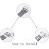 41 Sets Key Fob Hardware And Glass Running Pliers Tool, For Key Fob Hardware Tall, Silver