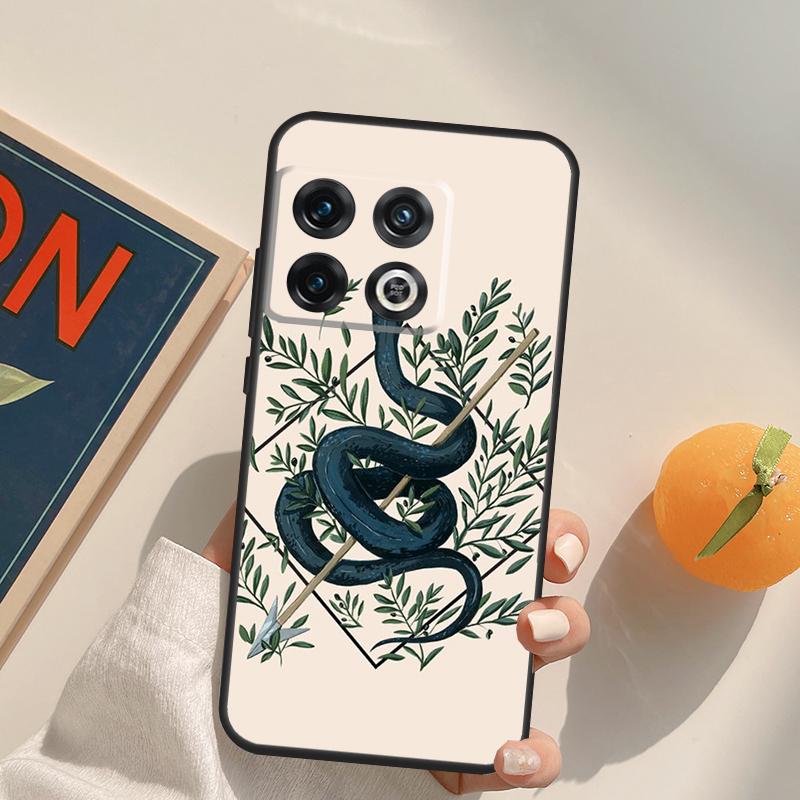 The Snake and Fern Case For OnePlus 13T 10T 10R 12R 13R 15 13 12 11 10 9 Pro Nord CE 5 2 3 4 Lite N20 N30 Cover