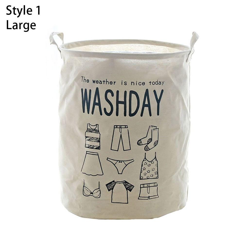 1Pcs Dirty Clothes Organizing Home Organizer Cotton Linen Material Toy Storage Hamper