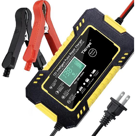 12V6A Car Motorcycle Battery Repair Charger All Intelligent Universal Type Lead Acid Storage Charger