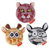 Squeaky Plush Pet Toy With Sound Cross-border Monster Toy Ball Multiple Colors Available