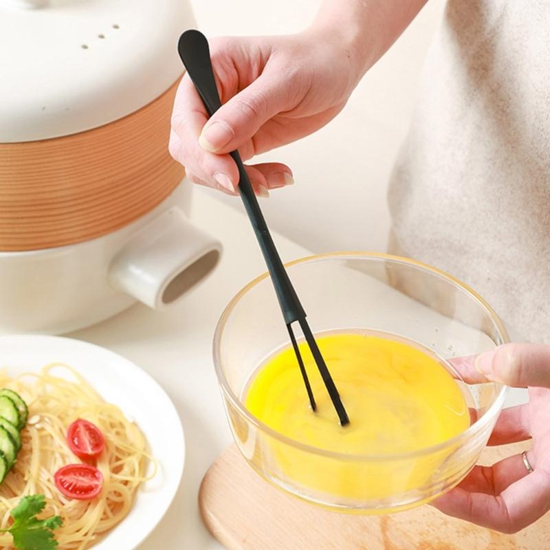 20PCS Double Purpose Cooking Utensils Convenient Storage Design Whisking Instrument Food Grades Plastic Eggs Beater and Stirrer