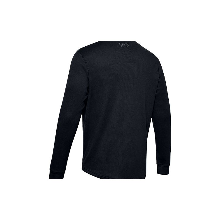 Under Armour Waffle Henley Casual Training Sports Long Sleeve T-Shirt Men Tops 1302356-001