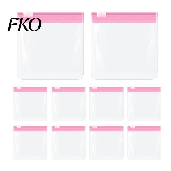 Medicine Slide Lock Bag Bags, Reusable EVA Pill Pouch, Waterproof Portable Translucent Case Pills Small Items Storage Bag, for Travel And Daily