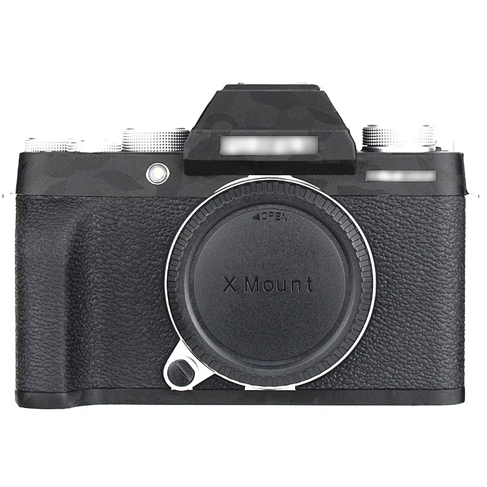 Kožená fólie na ochranu fotoaparátu Kompatibilní s fotoaparátem Fujifilm XT200 3M Materiál Černá kamufláž X-T200