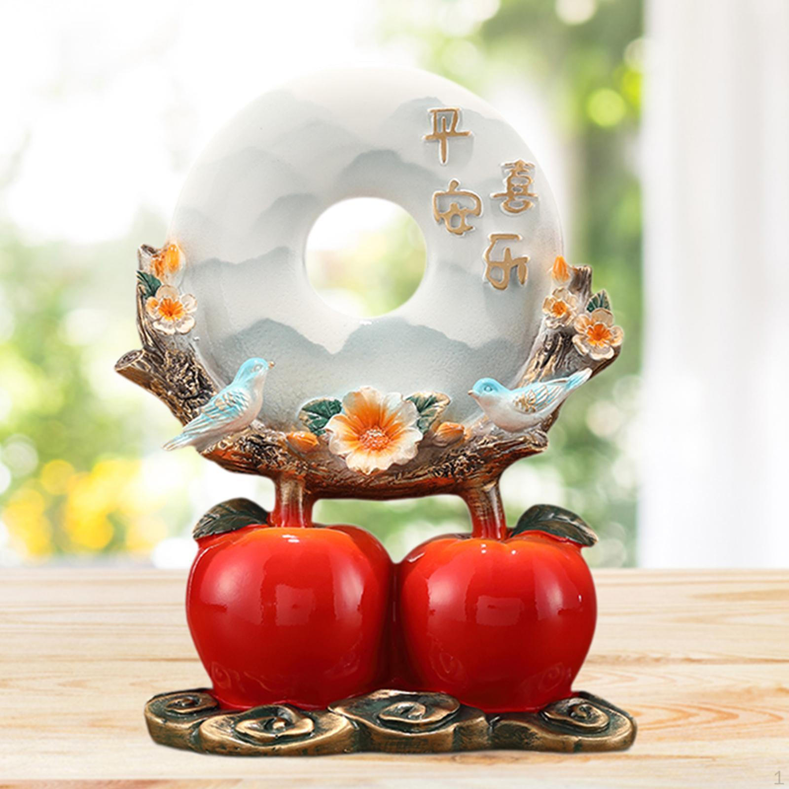 

Китайская статуэтка Безопасности и Счастья, скульптура из смолы 6,7x3,5x8,8 дюйма, коллекция на стол, Фэн-шуй