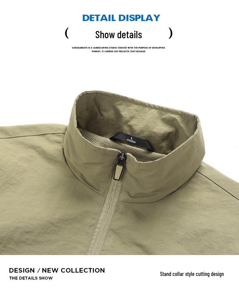 2502 Men's Cross-Border Jacket: Spring/Autumn Plus Cotton, Large Size, Casual Outdoor Sports Style