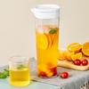 Portable 1L Cold Brew Coffee Pot Plastic Large Capacity Juice Kettle High Temperature Resistance with Filter Summer Teapot
