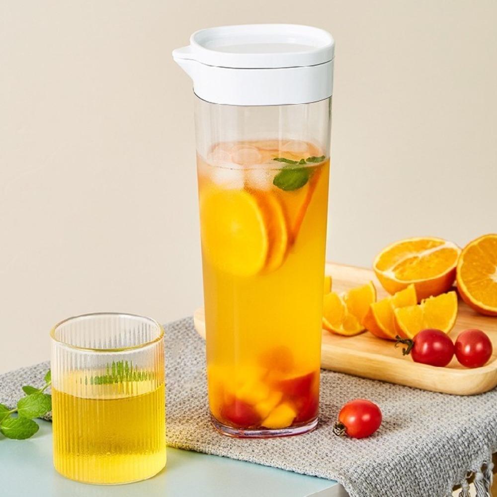 Portable 1L Cold Brew Coffee Pot Plastic Large Capacity Juice Kettle High Temperature Resistance with Filter Summer Teapot