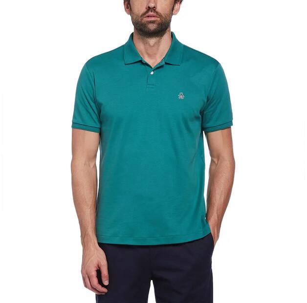 

Original Penguin Daddy Organic Interlock Sticker Pete поло с короткими рукавами XL