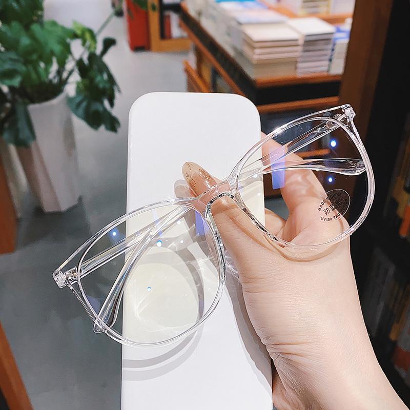 1PC Fashion Internet Celebrity Plain Reading Glasses Classic Retro Style for Women Men 0