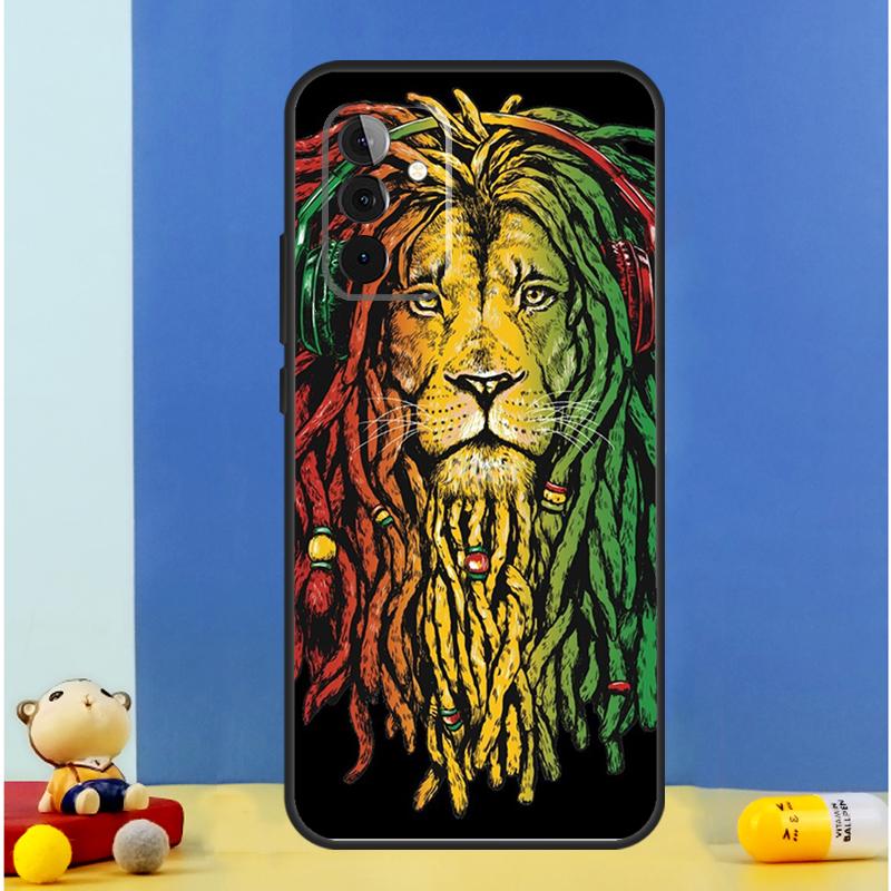 Rasta Lion Cover For Samsung Galaxy A52 A32 A22 A12 A13 A23 A33 A53 A51 A71 A15 A25 A14 A34 A54 Case