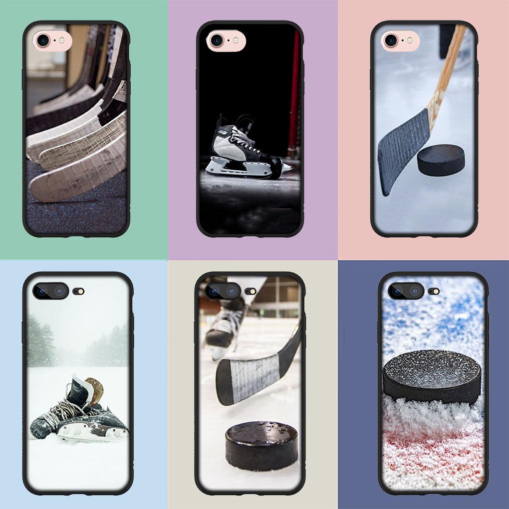 Ice Hockey Cover Phone Case for Apple iPhone 15 14 Plus 13 12 Mini Pro Max XR + 13Pro 14+ 15+ Funda Soft Casing