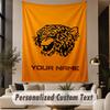 Custom Text Tapestry Hull FC Print Wall Tapestry Indoor Living Room Wall Decor