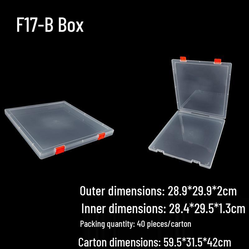 Clear Rectangle Storage Box for Soap Flakes, Wax Beads, Rubber Bands, and Hair Clips