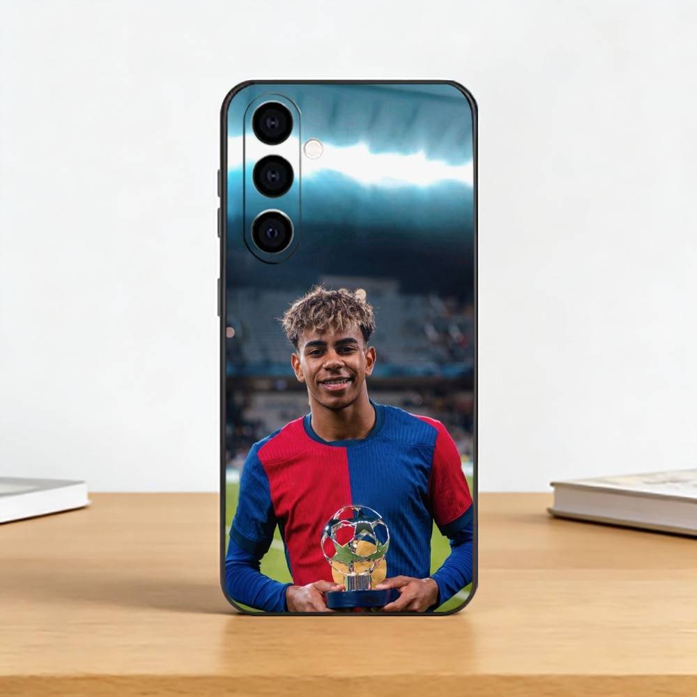 King Y-Yamals No19 Football  Phone Case For Samsung Galaxy A73,A72,A71,A70,A53,A52,A51,Soft Silicone Black Cover
