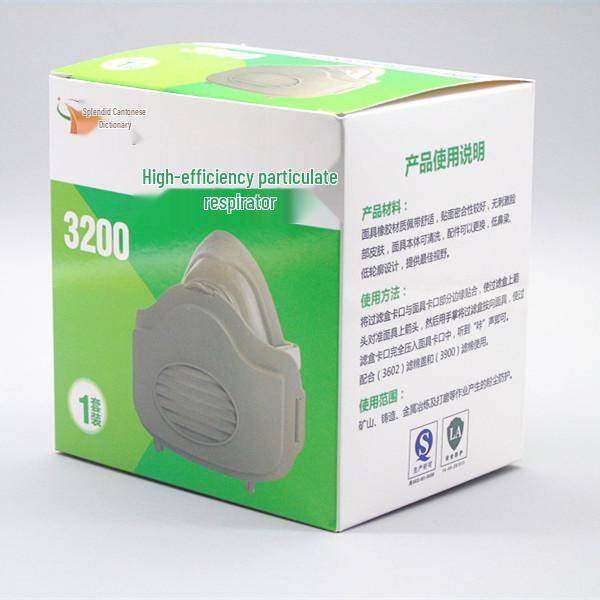 3200 Industrielle Atemschutzmaske für Schleifen, Schneiden und Bergbau