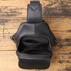 First Layer Cowhide Breast Bag Outdoor Leisure Large Capacity Messenger Bag Light Carry Multi-Functional Fanny Pack