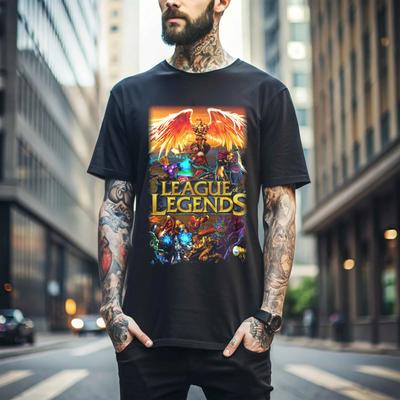 100% Cotton TOPS UNISEX TEES MENS WOMENS League of Legends T-Shirt Best Game Unisex Tee, Gamer Gift Shirt ALL SIZE 372
